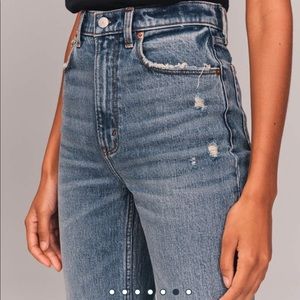 90s ultra high rise straight Jean